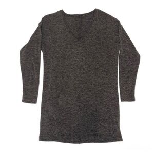 Zara Gray Long Sleeve Dress